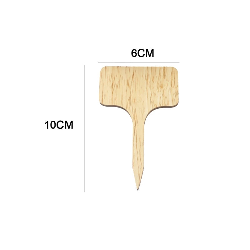 Bamboo T-Type Plant Labels - 25pk