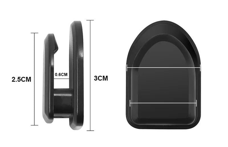 Car Mini Interior Hooks - 2pk