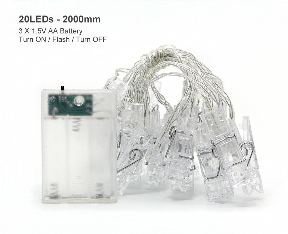 Photo Clips String Lights
