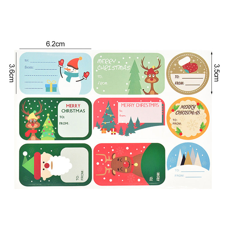 Christmas Parcel Stickers