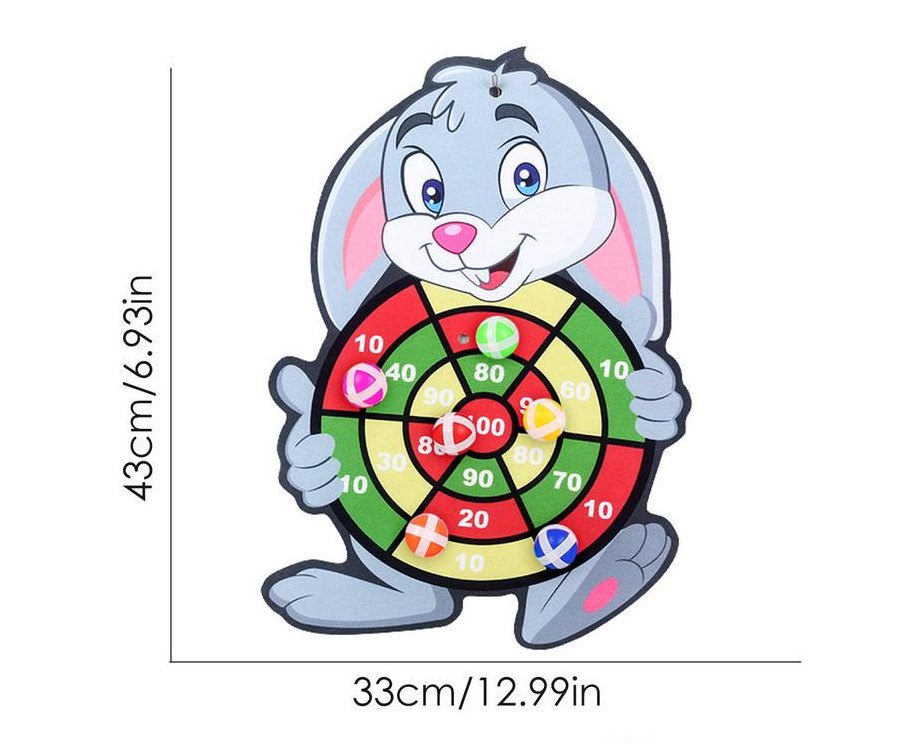 Dartboard with Sticky Balls
