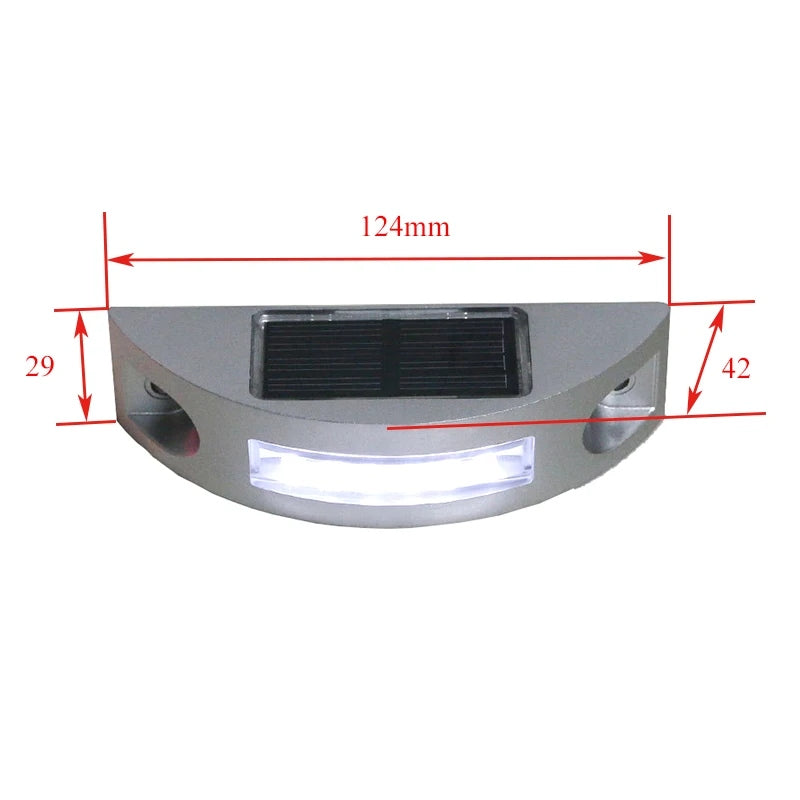 Reflective Cast Aluminium Solar Stud
