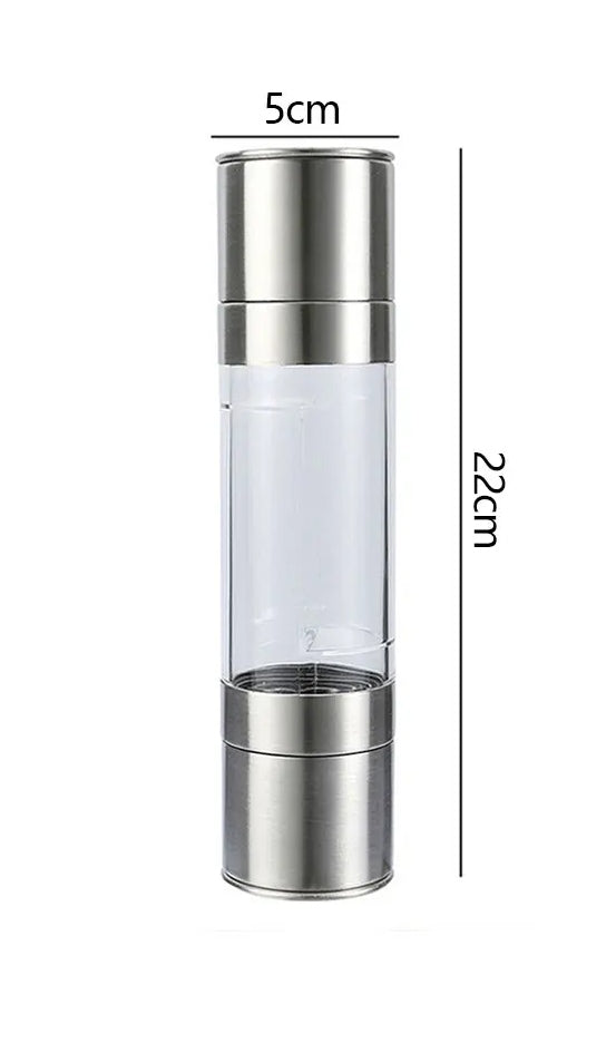 Stainless Steel Salt & Pepper 2 in 1 Mill Grinder