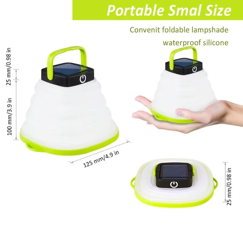 Solar Collapsible Camping Light