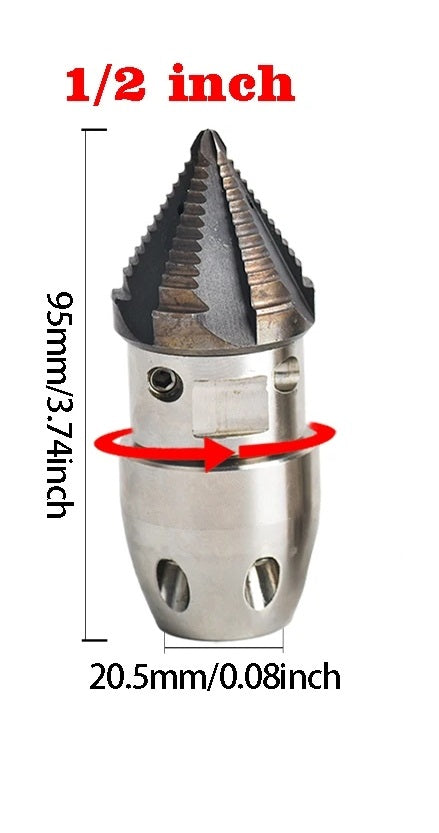 Stainless Steel Washer Nozzle Drain Cleaner