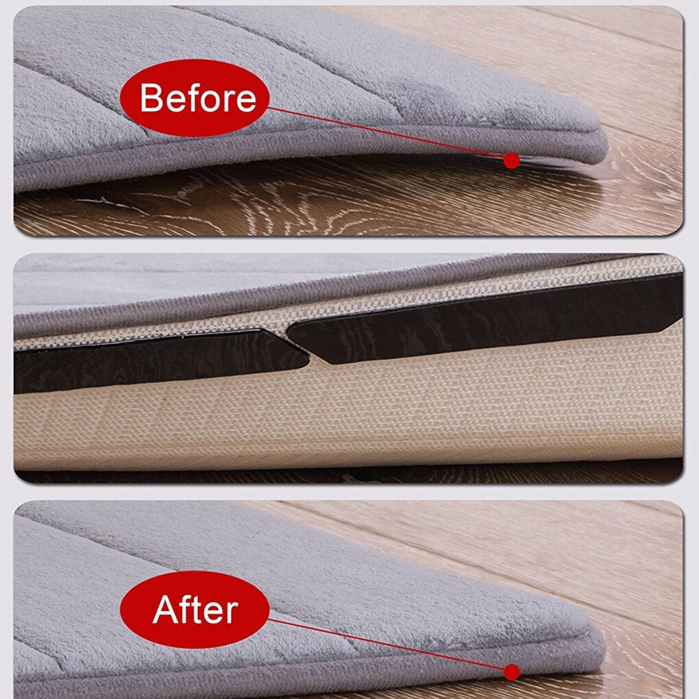 Anti Curling & Anti Slip Carpet Grippers - 8pk