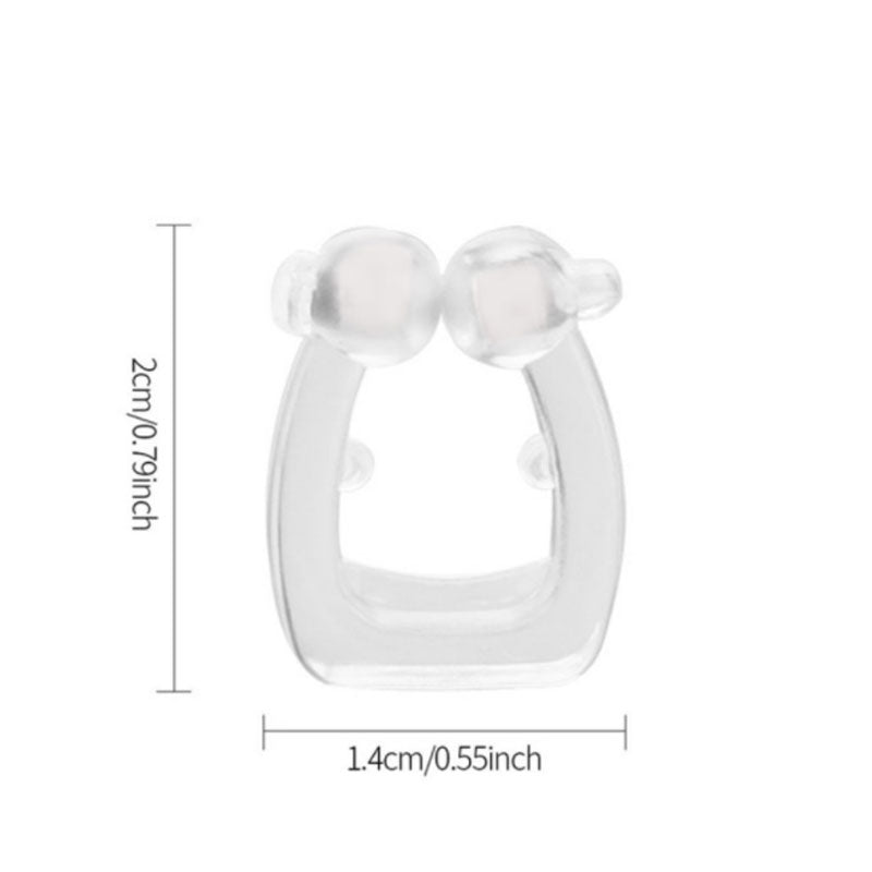 Anti Snoring Magnetic Silicone Nose Clip - 2pk