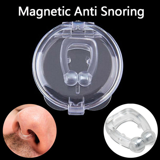 Anti Snoring Magnetic Silicone Nose Clip - 2pk