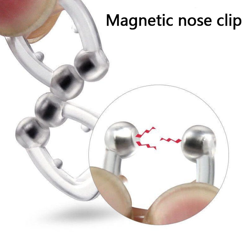 Anti Snoring Magnetic Silicone Nose Clip - 2pk