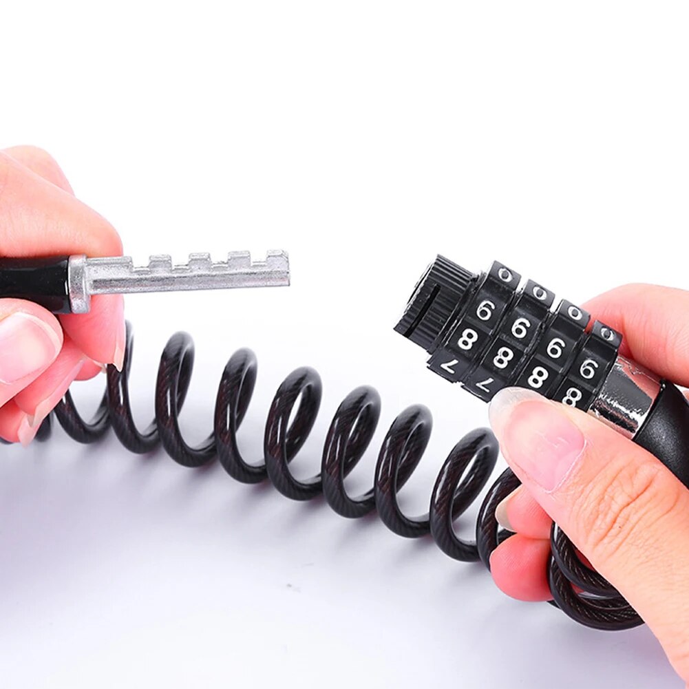 Bicycle Lock 4 Digit Password