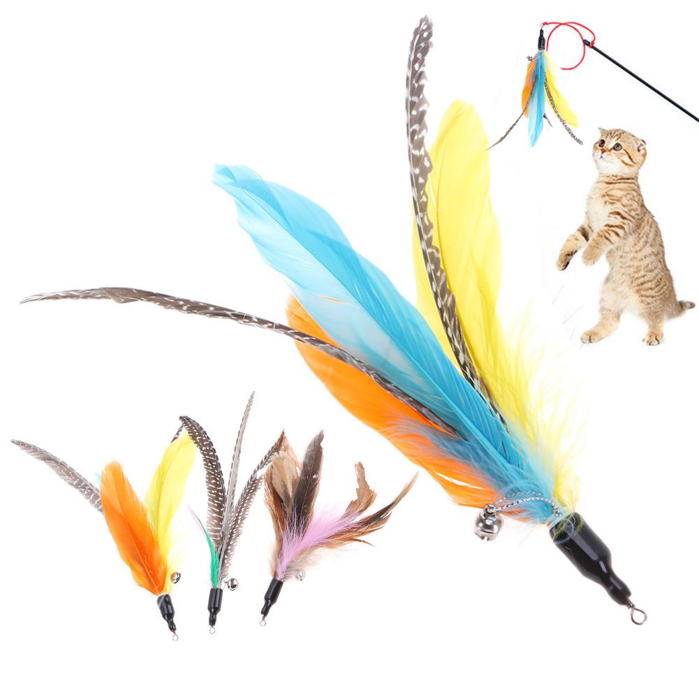 Bird Feather Cat Toy - Replacement - 2pk