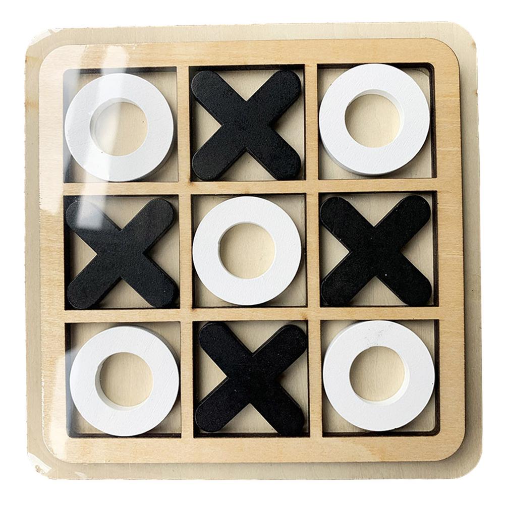 Tic Tac Toe Wooden Board Game