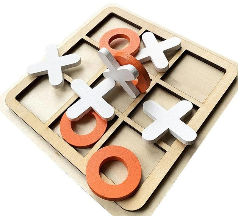 Tic Tac Toe Wooden Board Game