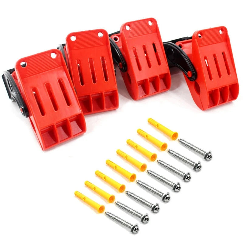 Car Cleaning Floor Mat Hooks - 4pcs