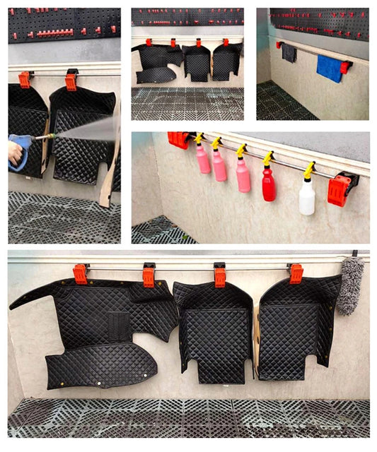 Car Cleaning Floor Mat Hooks - 4pcs