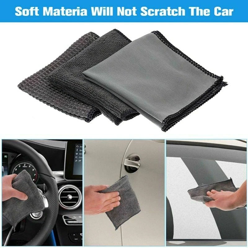 Car Cleaning Microfibre Set 9pce