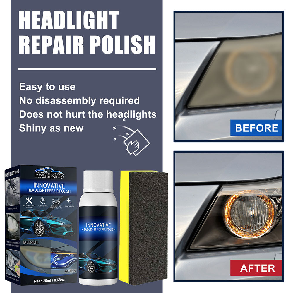 Car Headlight Polishing Kit