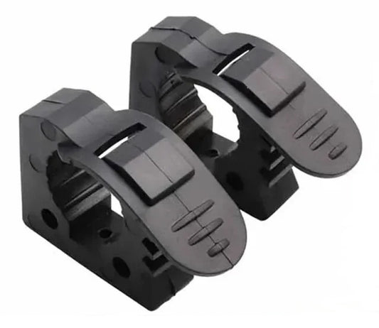 Car Rubber Mounting Clamps 30-40mm Quick Release - 2pk