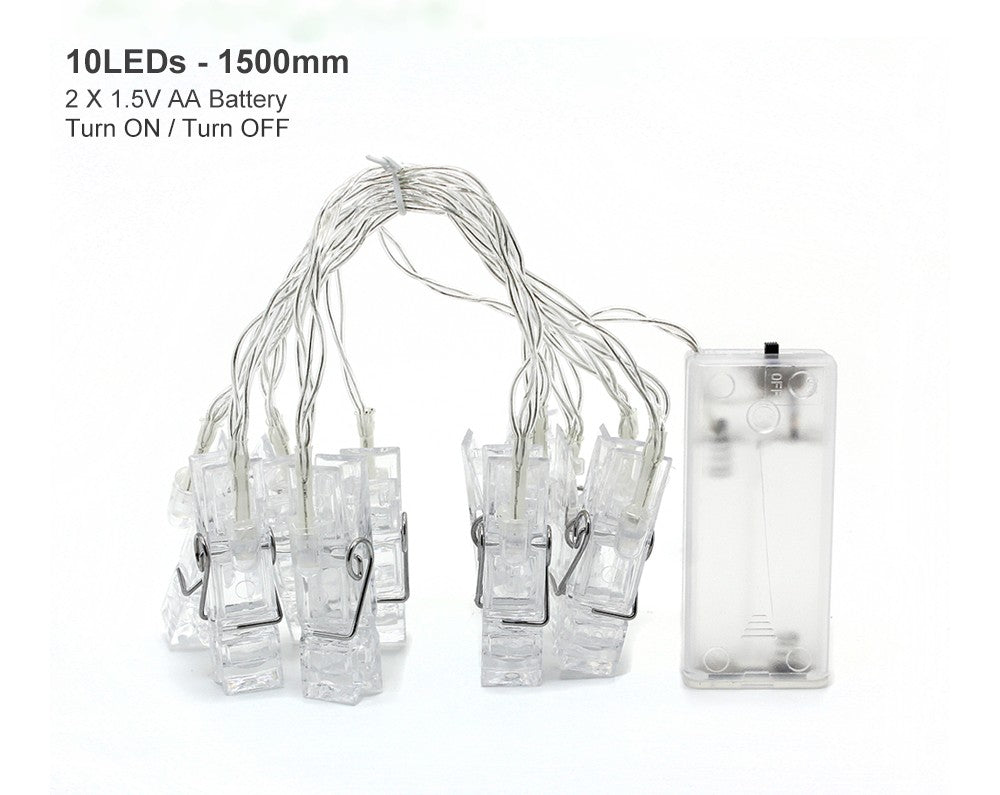 Photo Clips String Lights