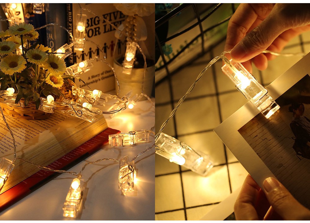 Photo Clips String Lights