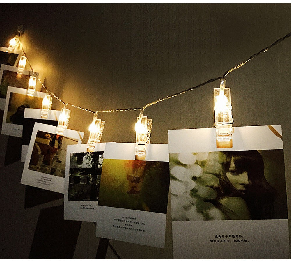Photo Clips String Lights