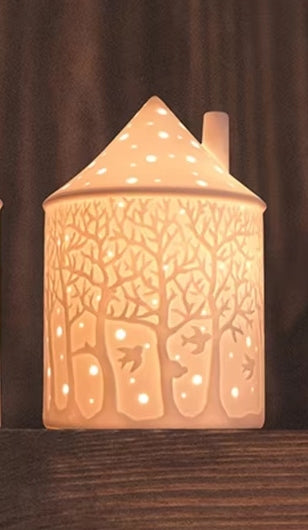 Christmas Ceramic Tealight Candle Holder
