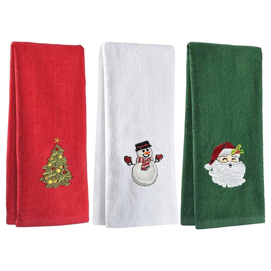 Christmas Hand Towels - 3pk
