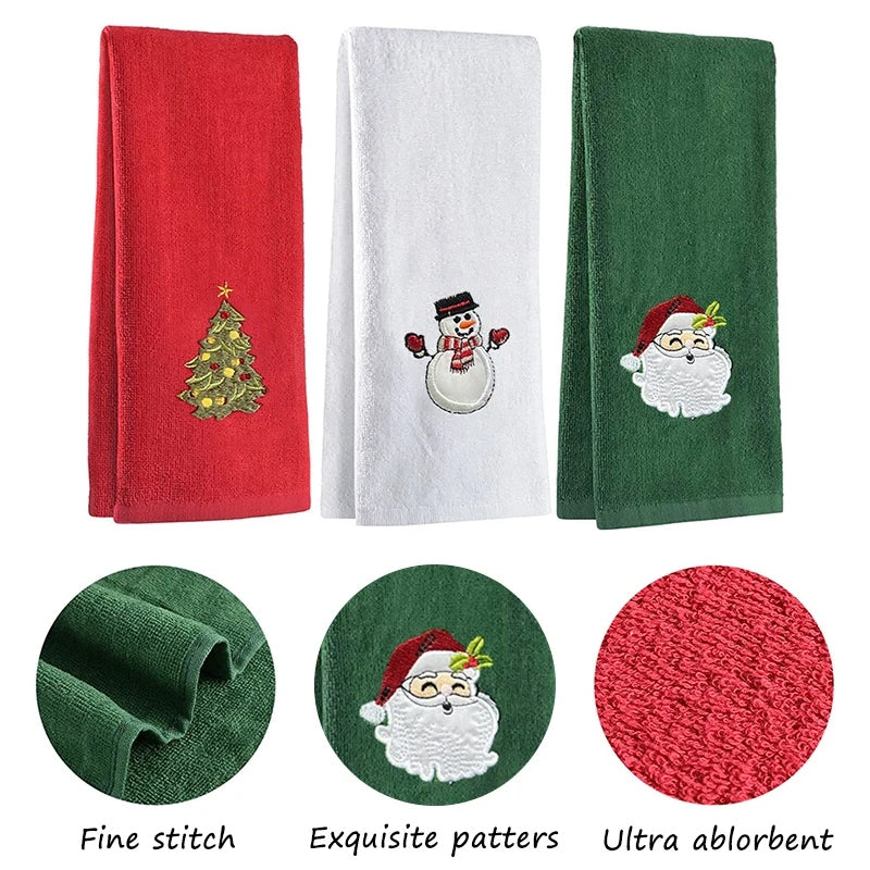 Christmas Hand Towels - 3pk