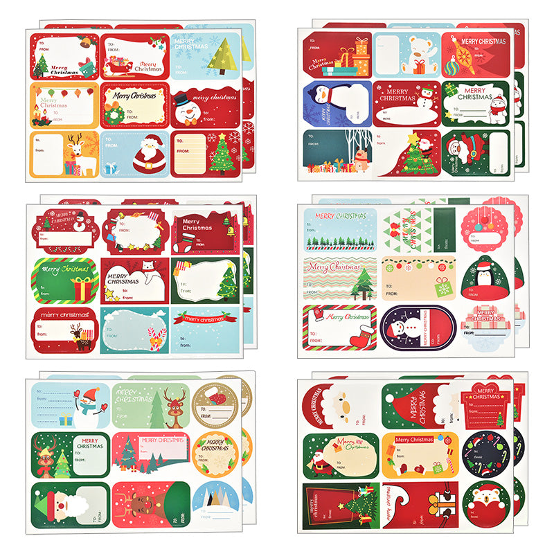 Christmas Parcel Stickers