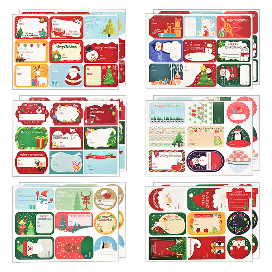 Christmas Parcel Stickers