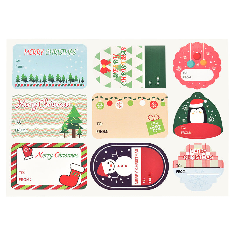 Christmas Parcel Stickers