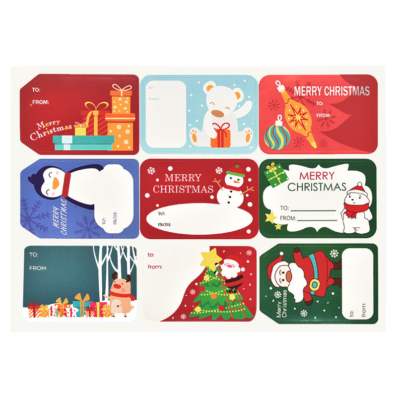Christmas Parcel Stickers