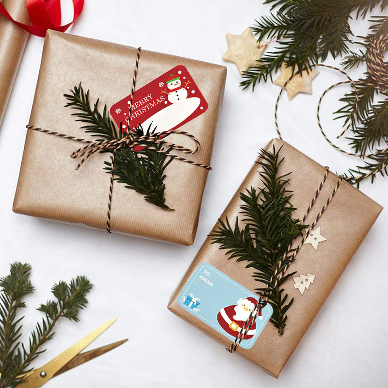 Christmas Parcel Stickers