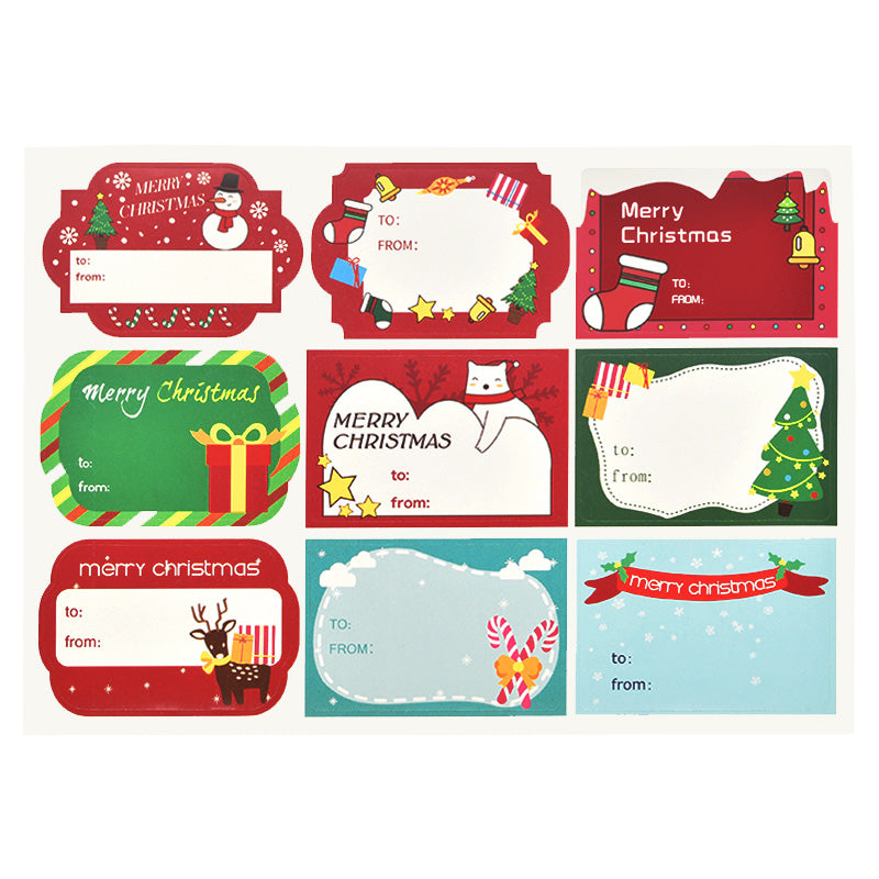 Christmas Parcel Stickers