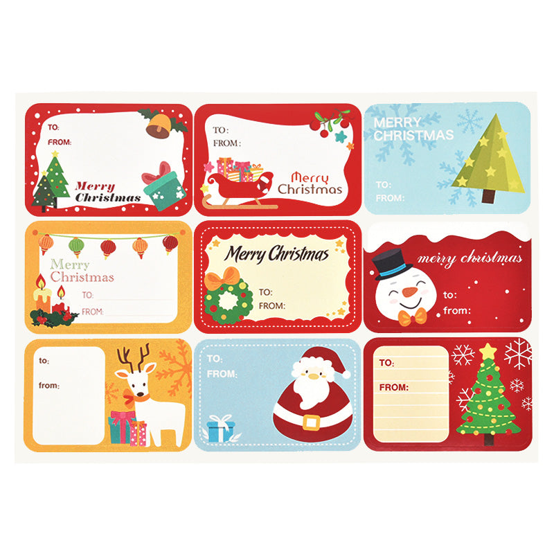 Christmas Parcel Stickers