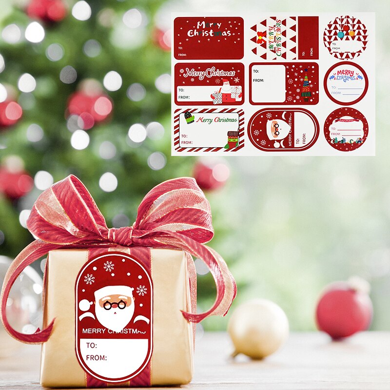 Christmas Parcel Stickers