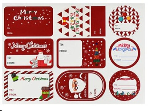Christmas Parcel Stickers