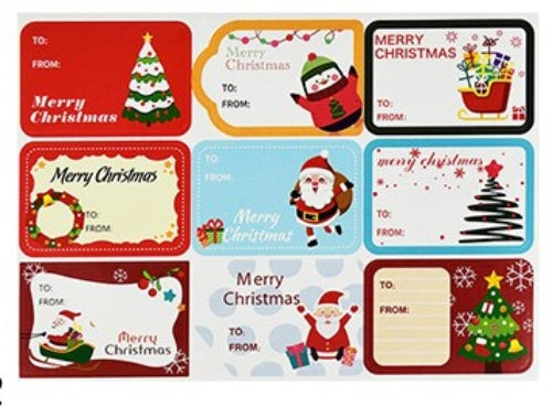 Christmas Parcel Stickers