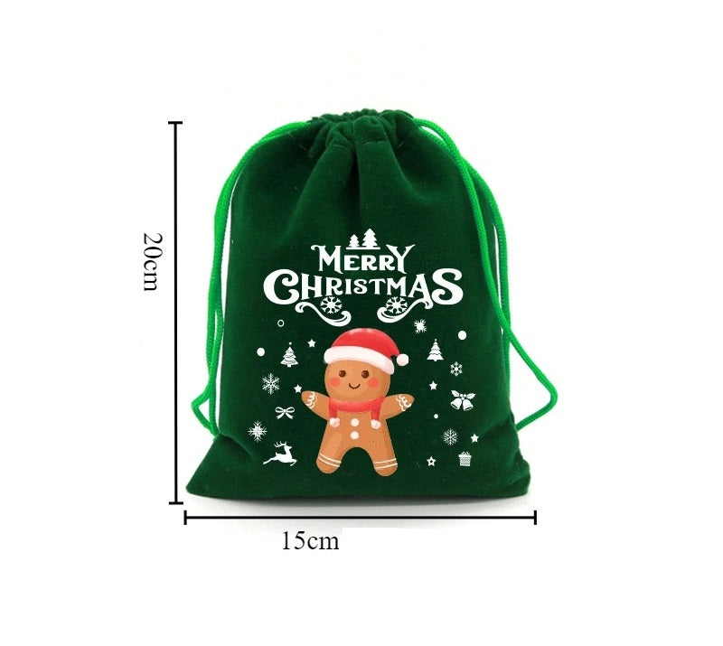 Christmas Santa Sacks Mini - 5pk