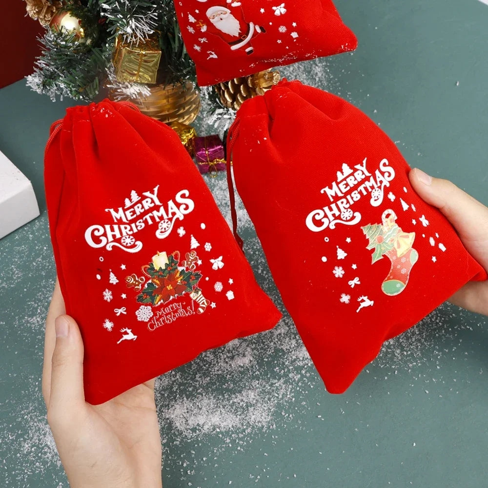Christmas Santa Sacks Mini - 5pk