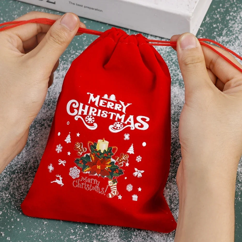 Christmas Santa Sacks Mini - 5pk