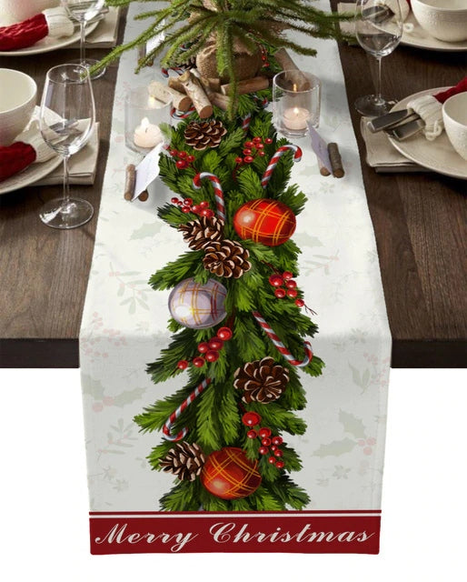Christmas Table Runner - Pine Needles