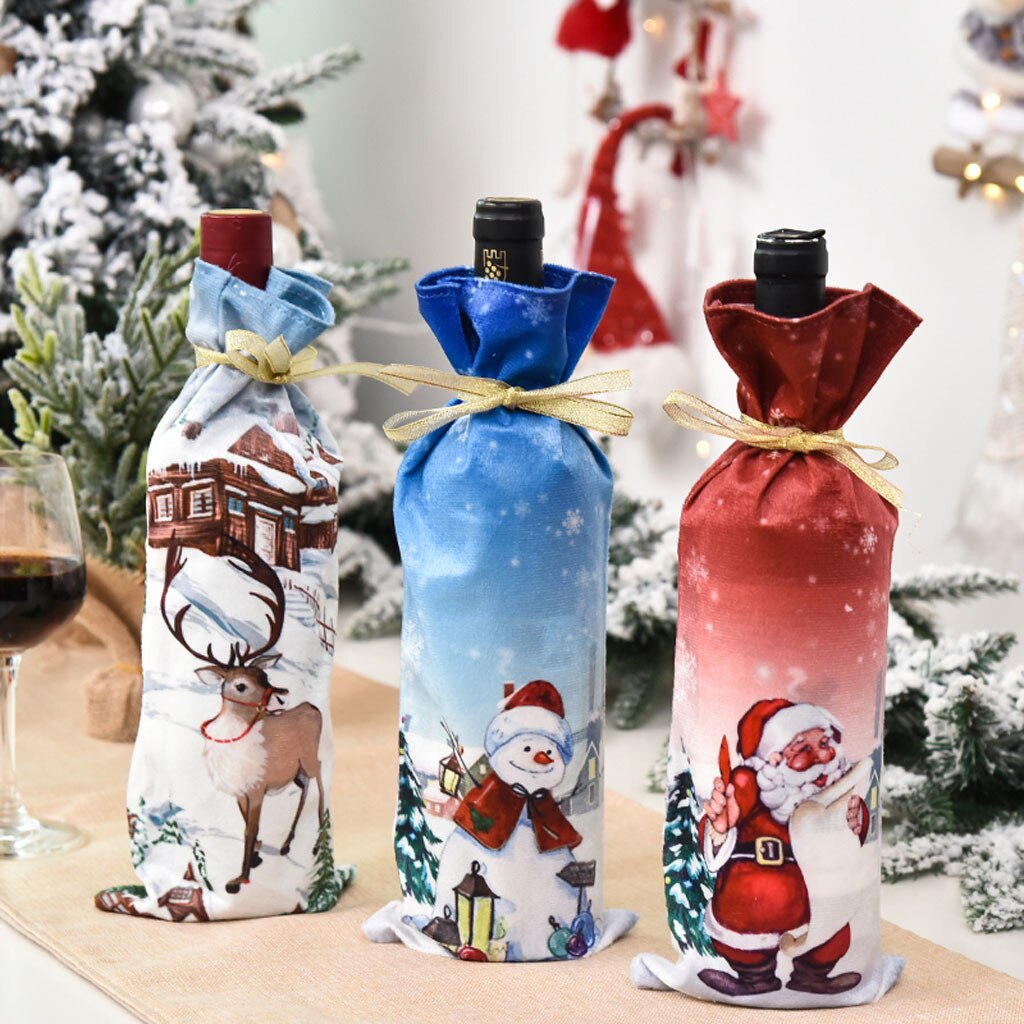 Christmas Wine Bottle Bag