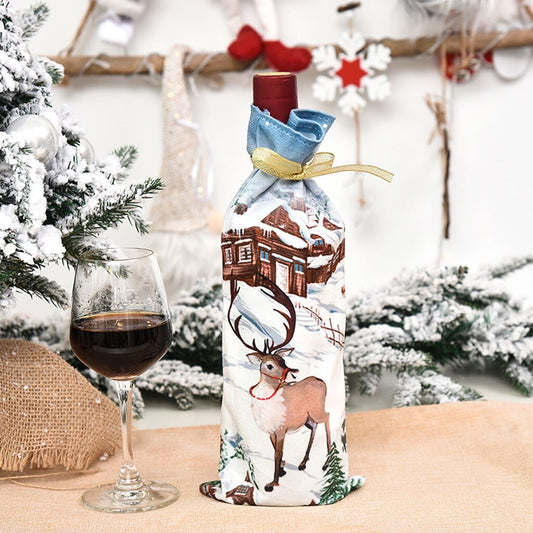 Christmas Wine Bottle Bag