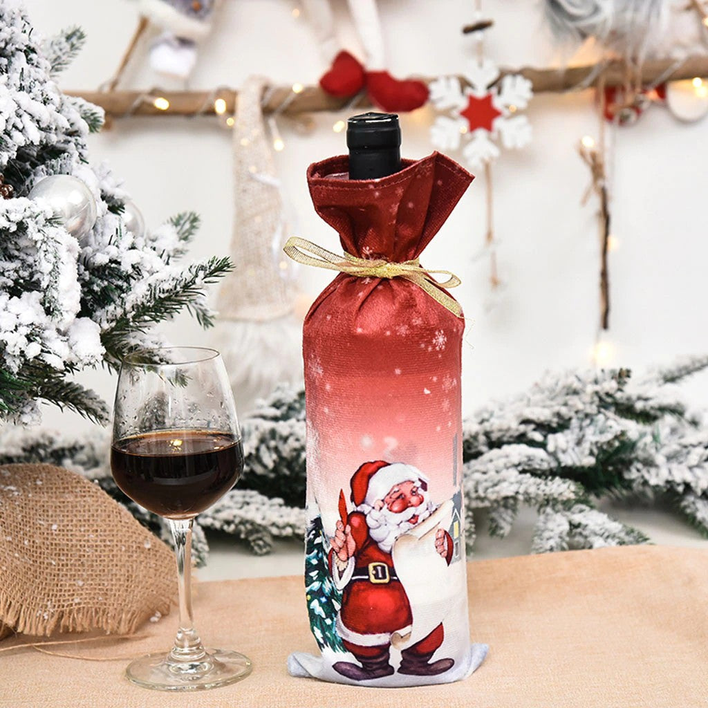 Christmas Wine Bottle Bag