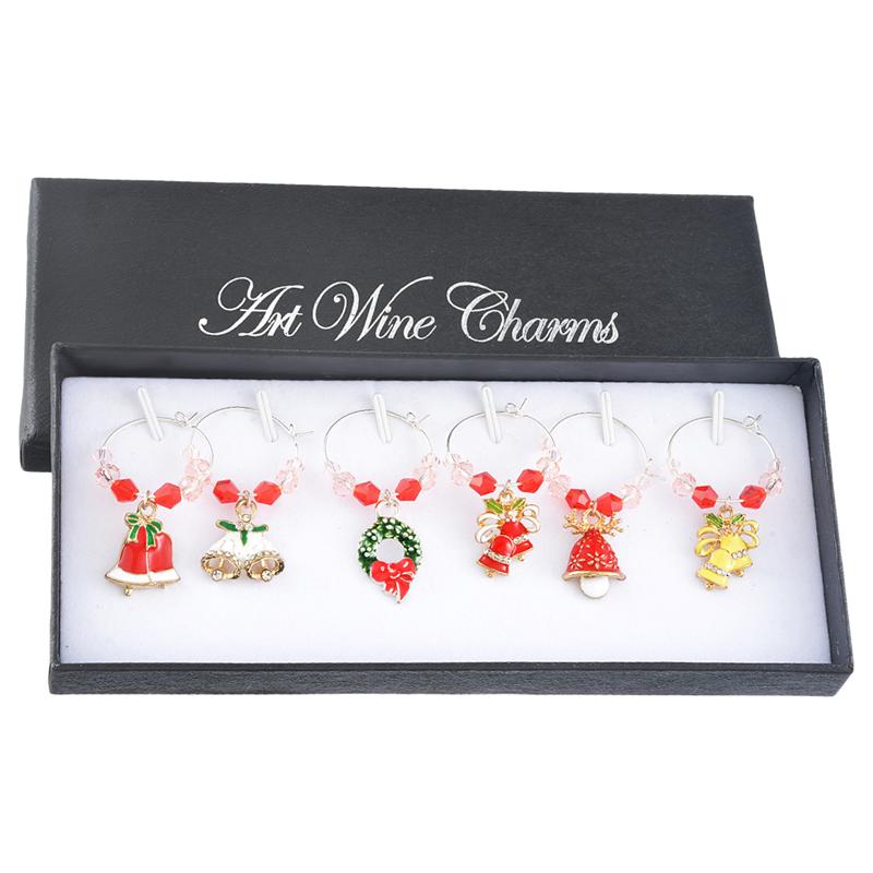 Christmas Wine Glass Charms
