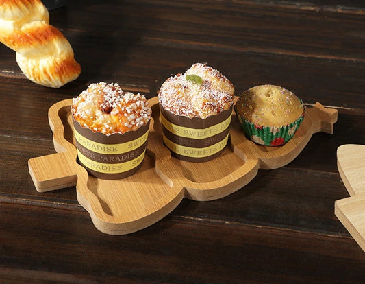 Christmas Wooden Tree Serving Tray