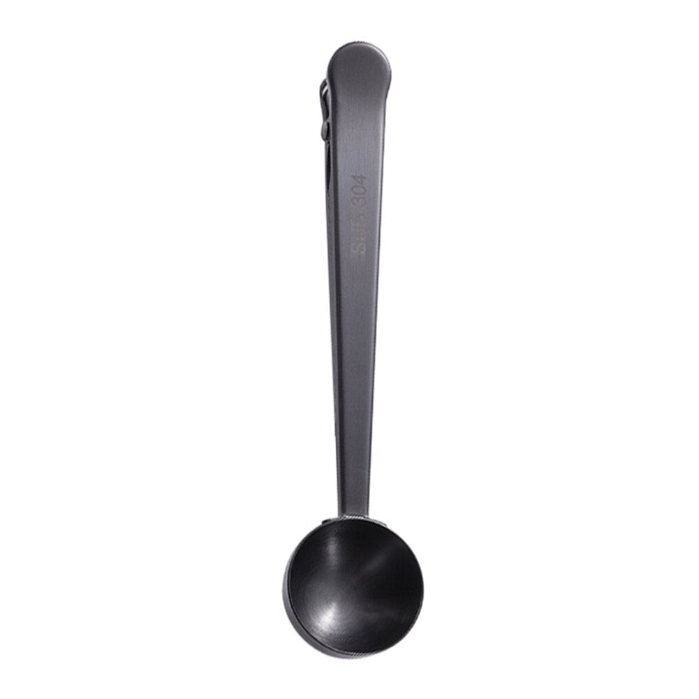 Stainless Steel Coffee Spoon with Clip
