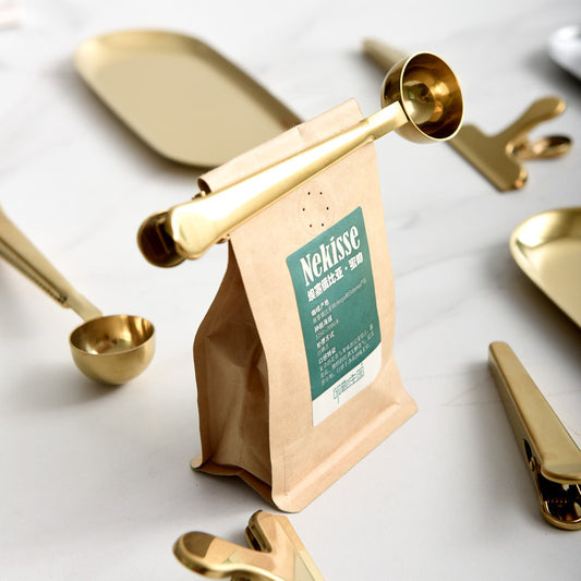 Stainless Steel Coffee Spoon with Clip
