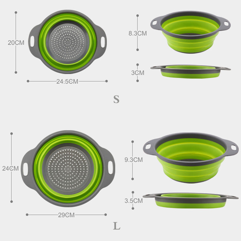 Collapsible Silicone Colander